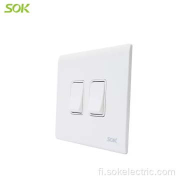 16A250V 2Gang 1Way Switch sähkökytkin CE-kytkimet